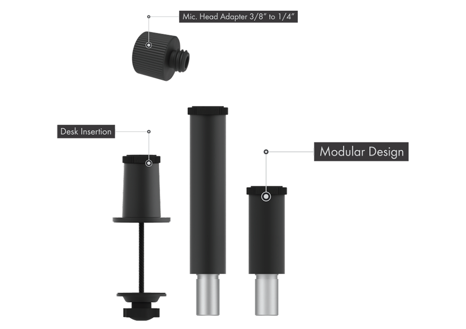 Cassini Mic. Boom Arm