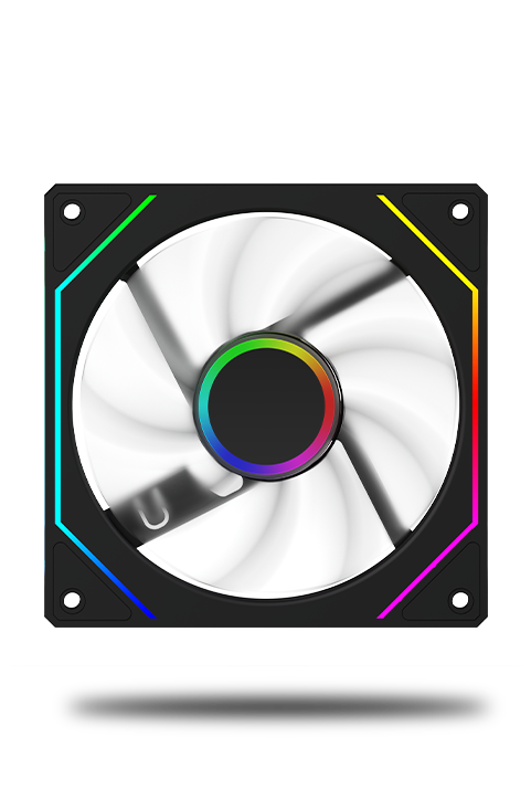 Cetus 120mm fan reverse blade 6p-12srb17b-argb