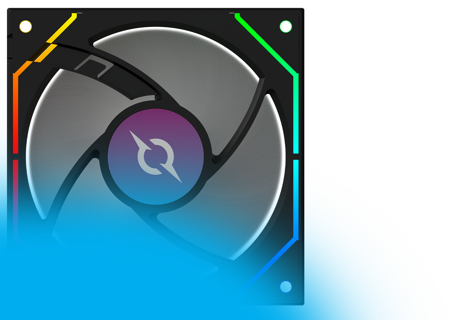 Cetus 120mm fan reverse blade 4p-12rb26-argb